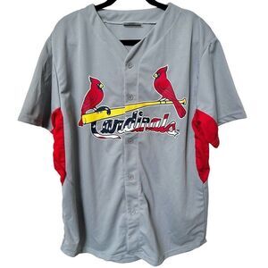 Match up Cardinals red white and blue jersey